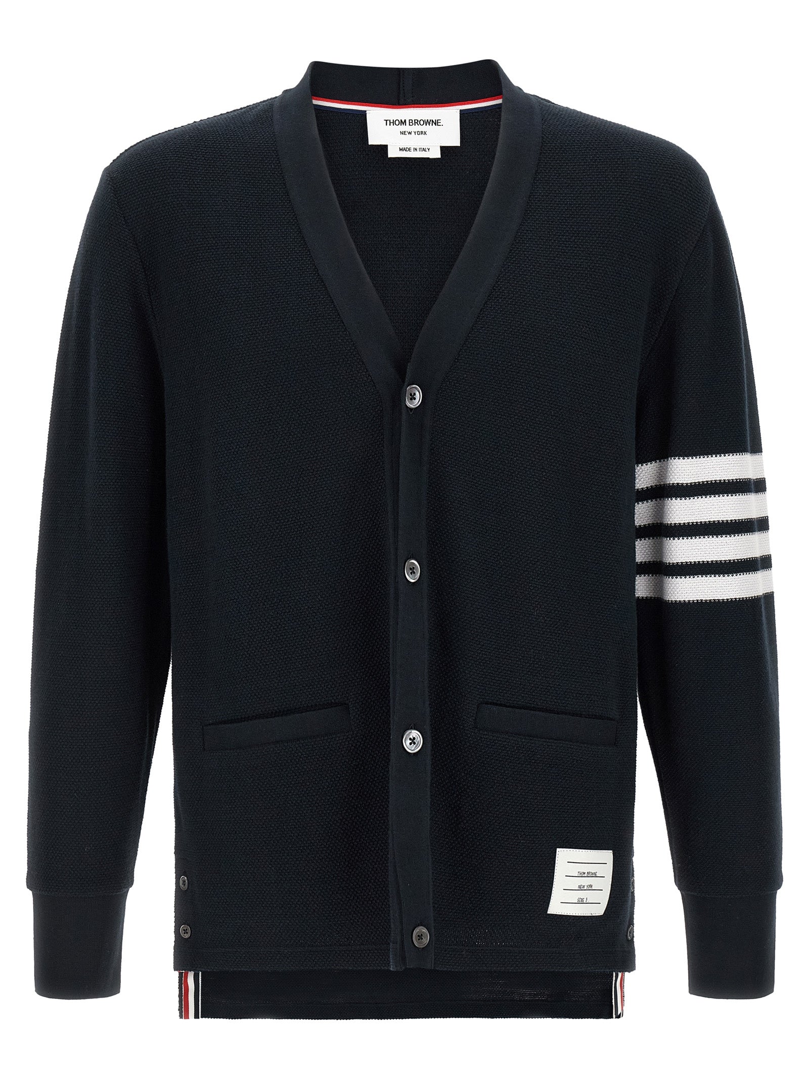 4BAR cardigan Blue Cotton Sweater, Cardigans