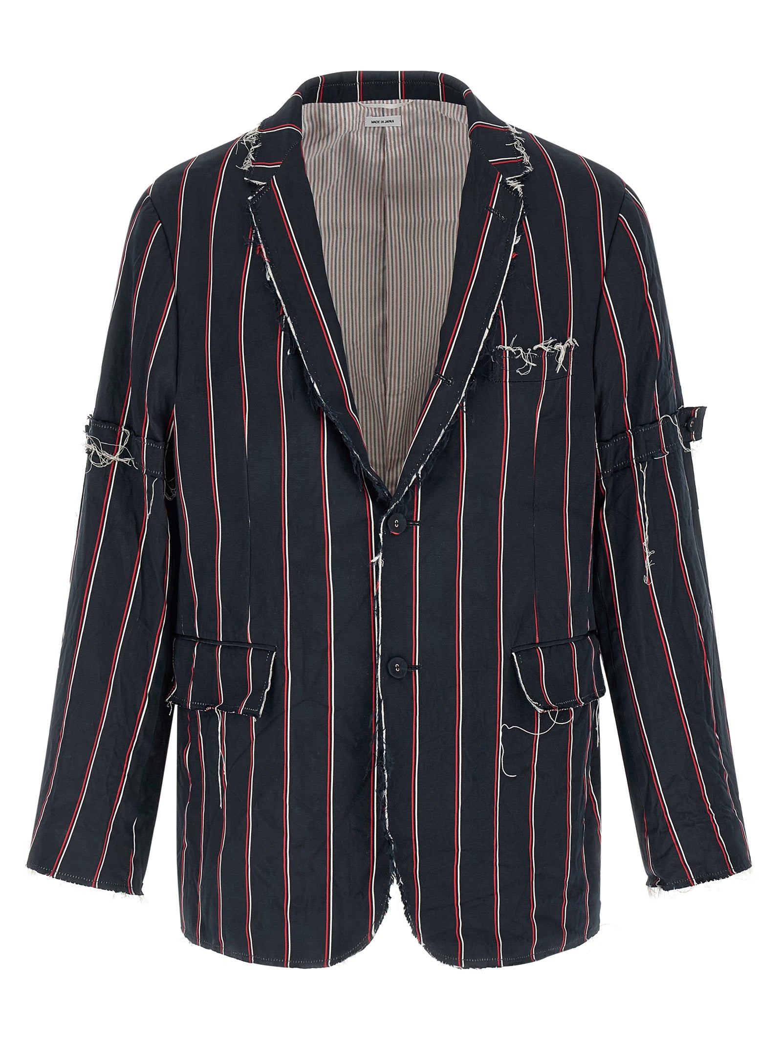 Mogador striped blazer Blue Silk