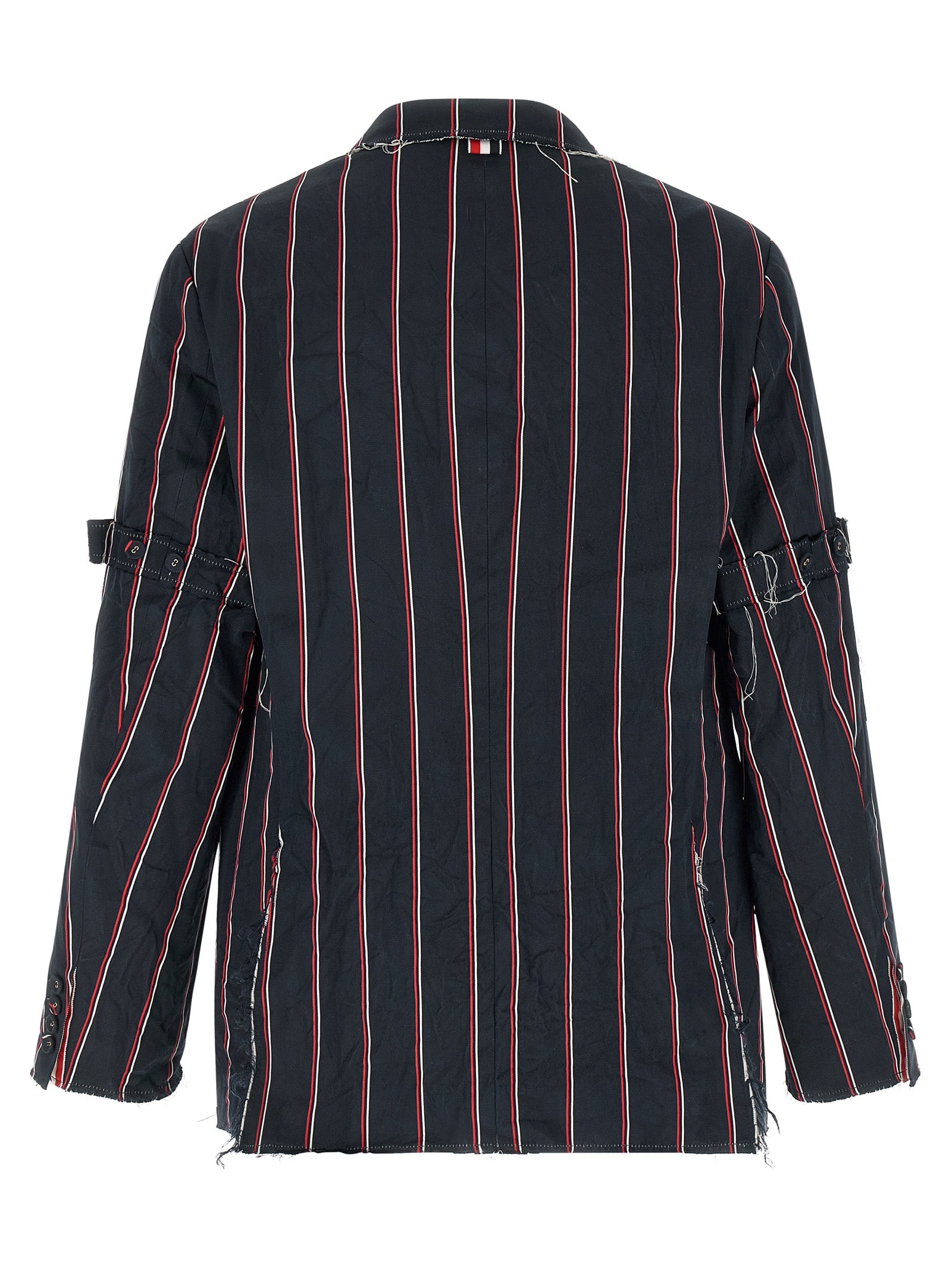Mogador striped blazer Blue Silk