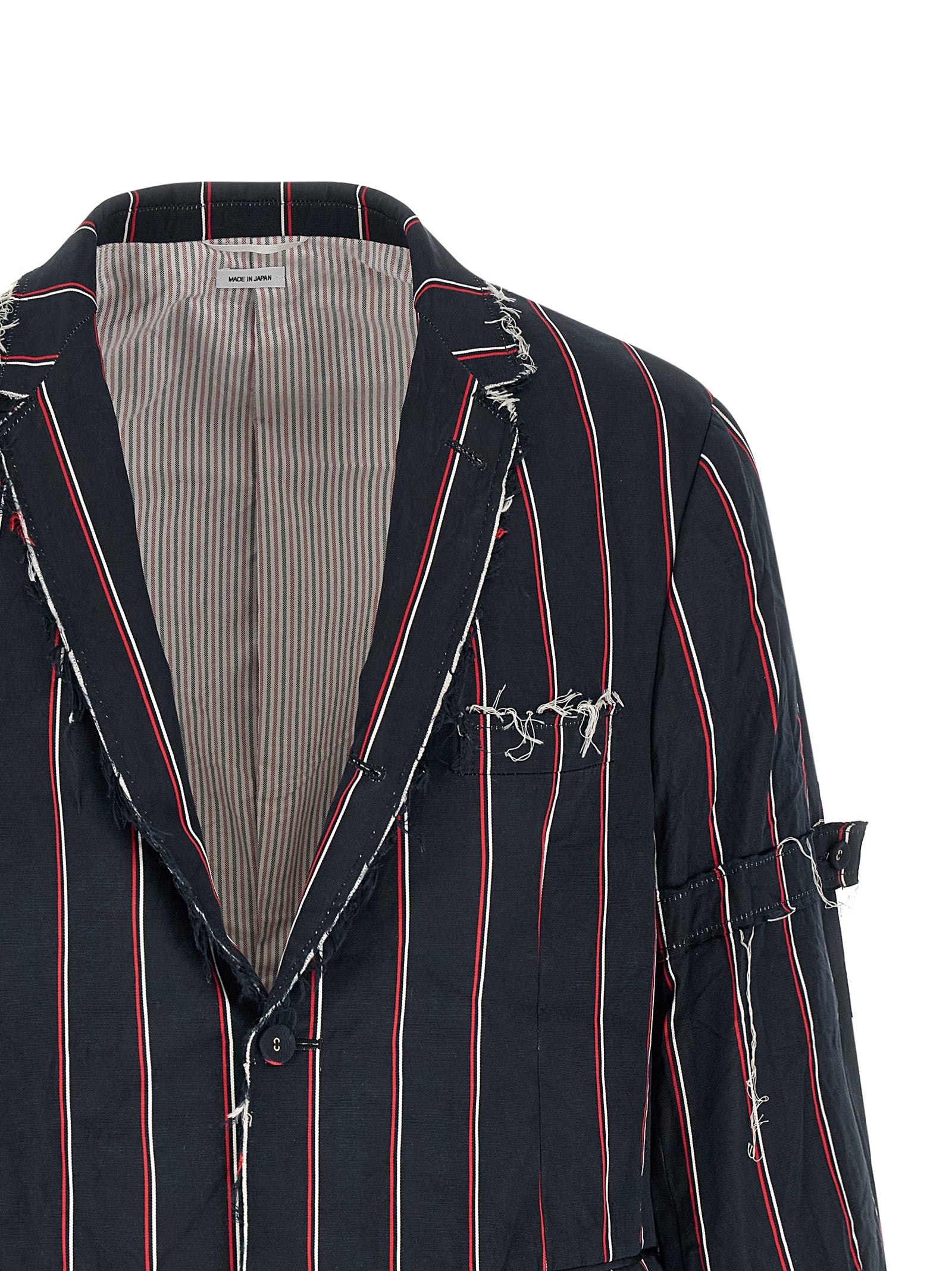 Mogador striped blazer Blue Silk
