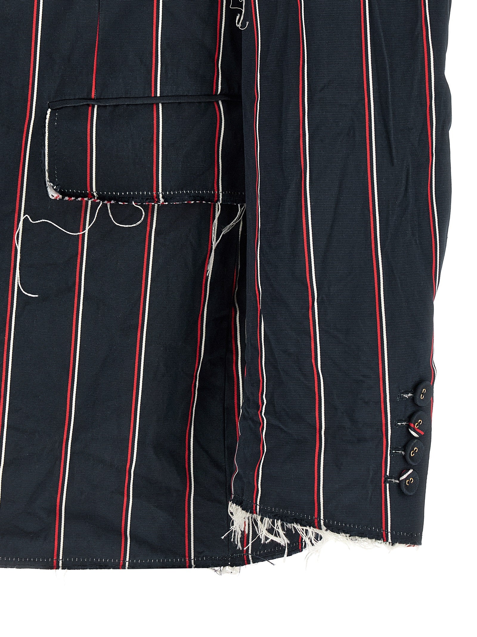 Mogador striped blazer Blue Silk