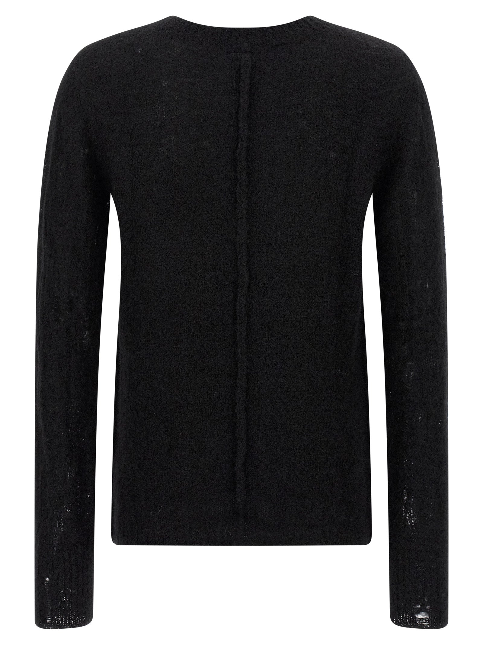 Alpaca wool sweater Black Polyamide Sweater, Cardigans