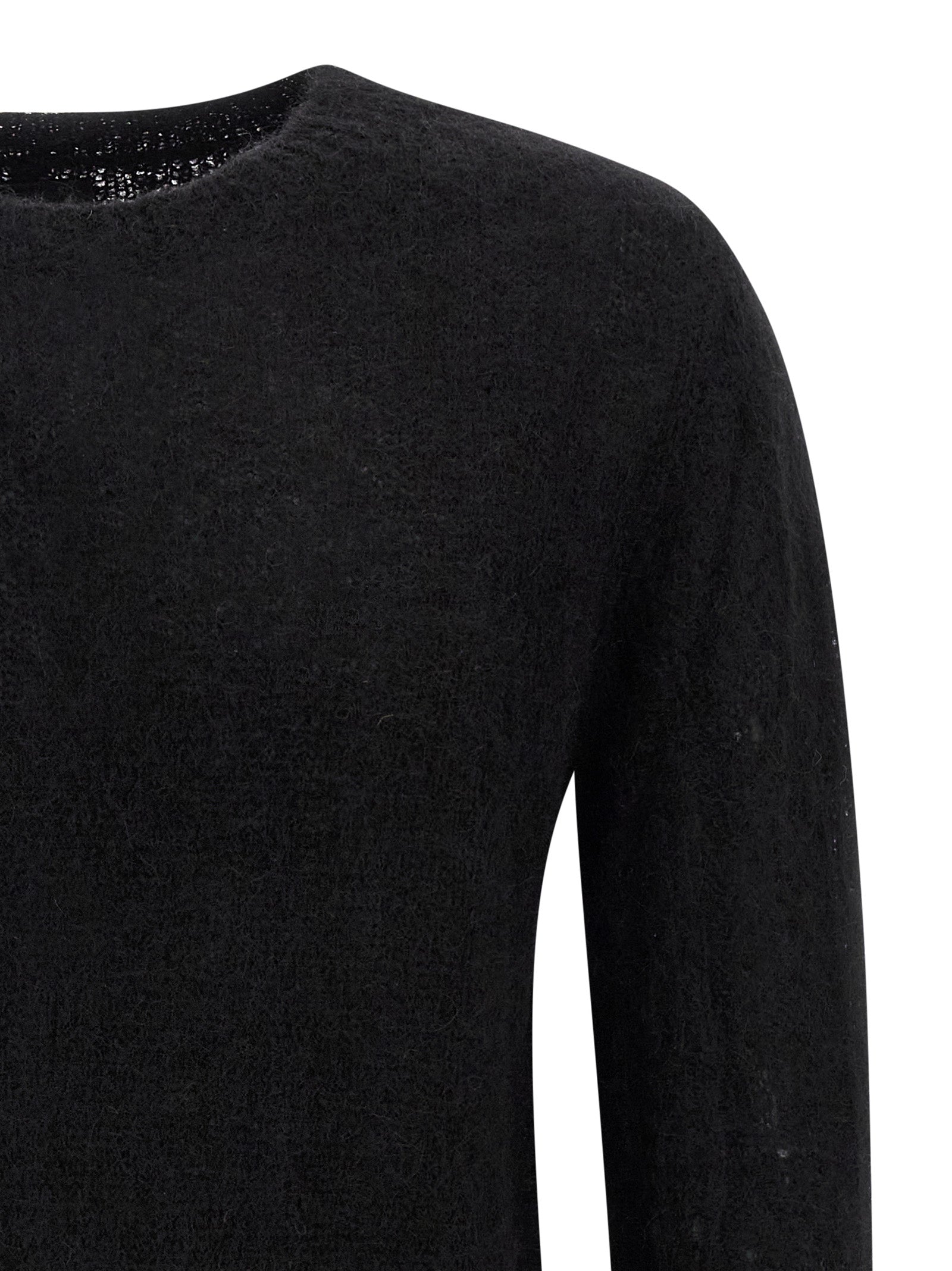 Alpaca wool sweater Black Polyamide Sweater, Cardigans