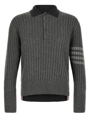 Thom Browne 2-in-1 Trompe Loeil Polo Shirt