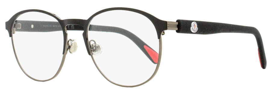 Moncler ML5192 Metal/Rubber Effect eyeglasses in black