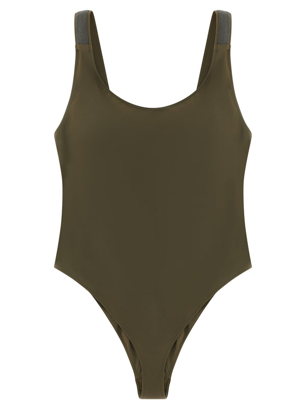 Brunello Cucinelli Precious Details One-piece Swimsuit