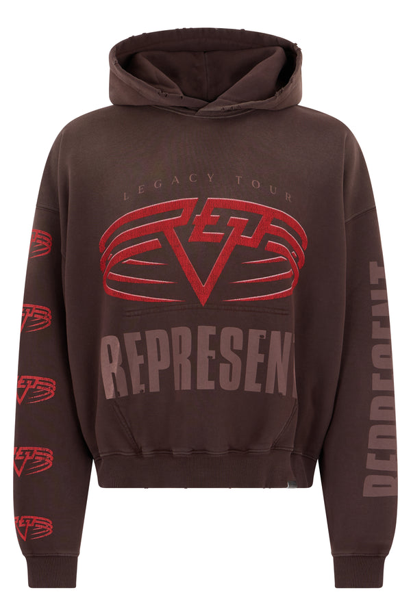 Hoodie Living Legacy Brown Cotton Jumpers