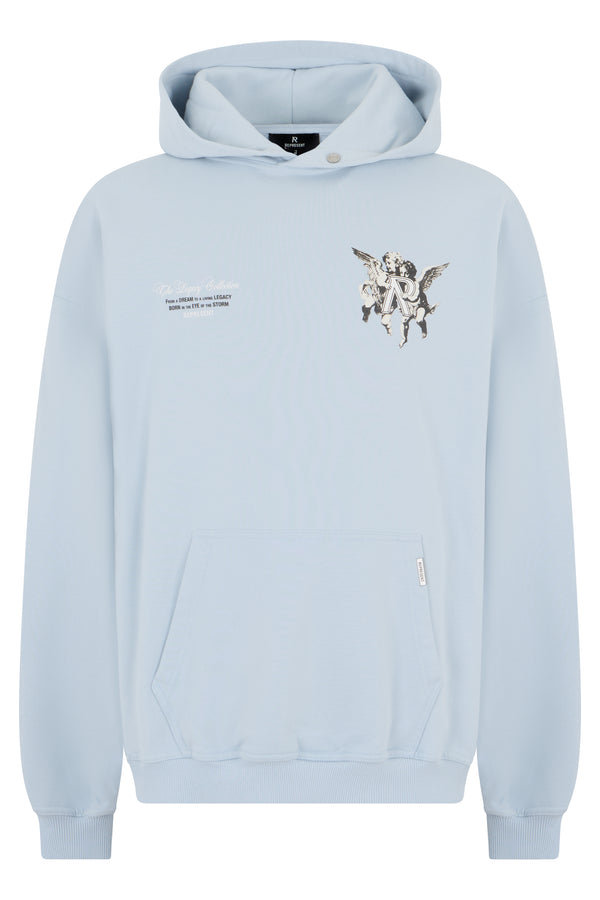 Hoodie Legacy Cherubs Light Blue Cotton Jumpers