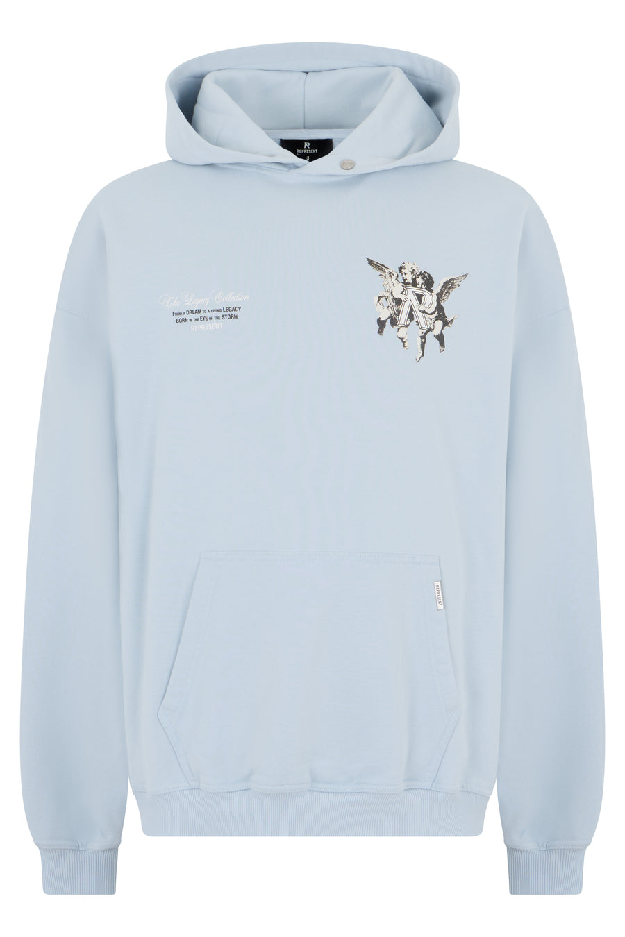 Hoodie Legacy Cherubs Light Blue Cotton Jumpers