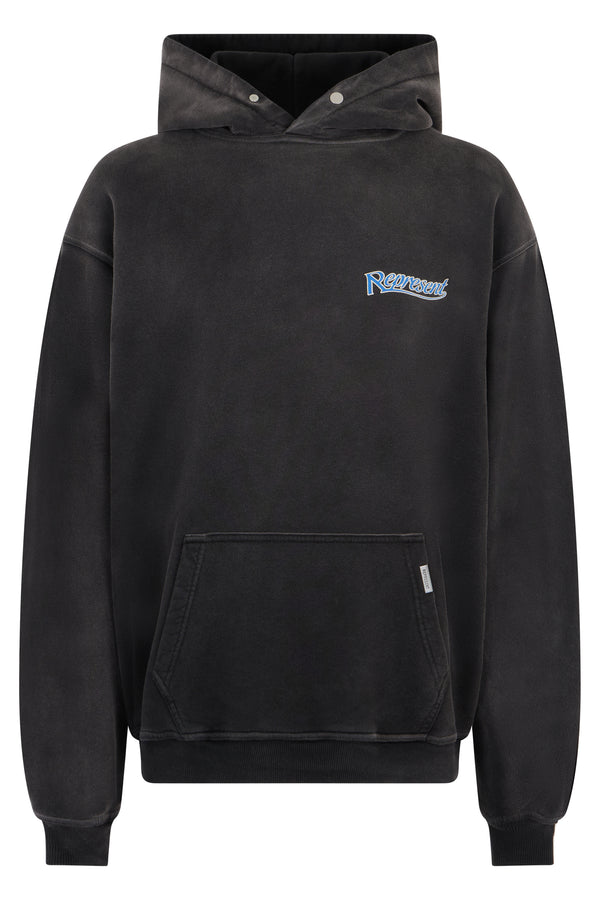 Hooded Sweatshirt Grey Cotton Jumpers