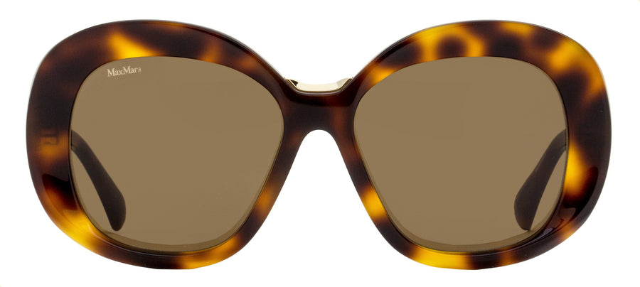 Max Mara MM0087 Acetate sunglasses in brown — view 2