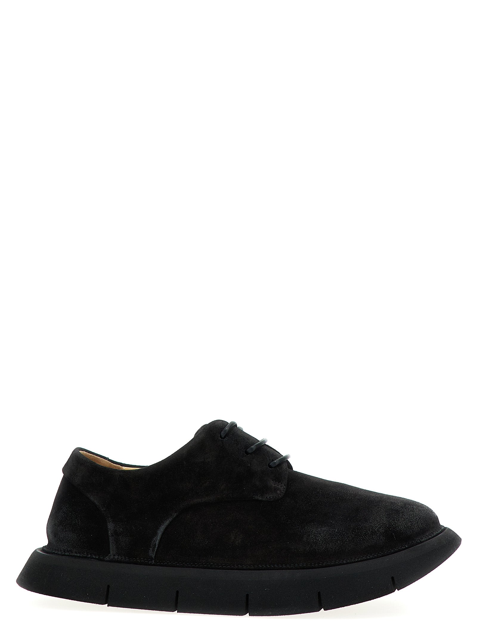 Intagliata derby shoes Black Calfskin Leather (bos Taurus) Lace Up