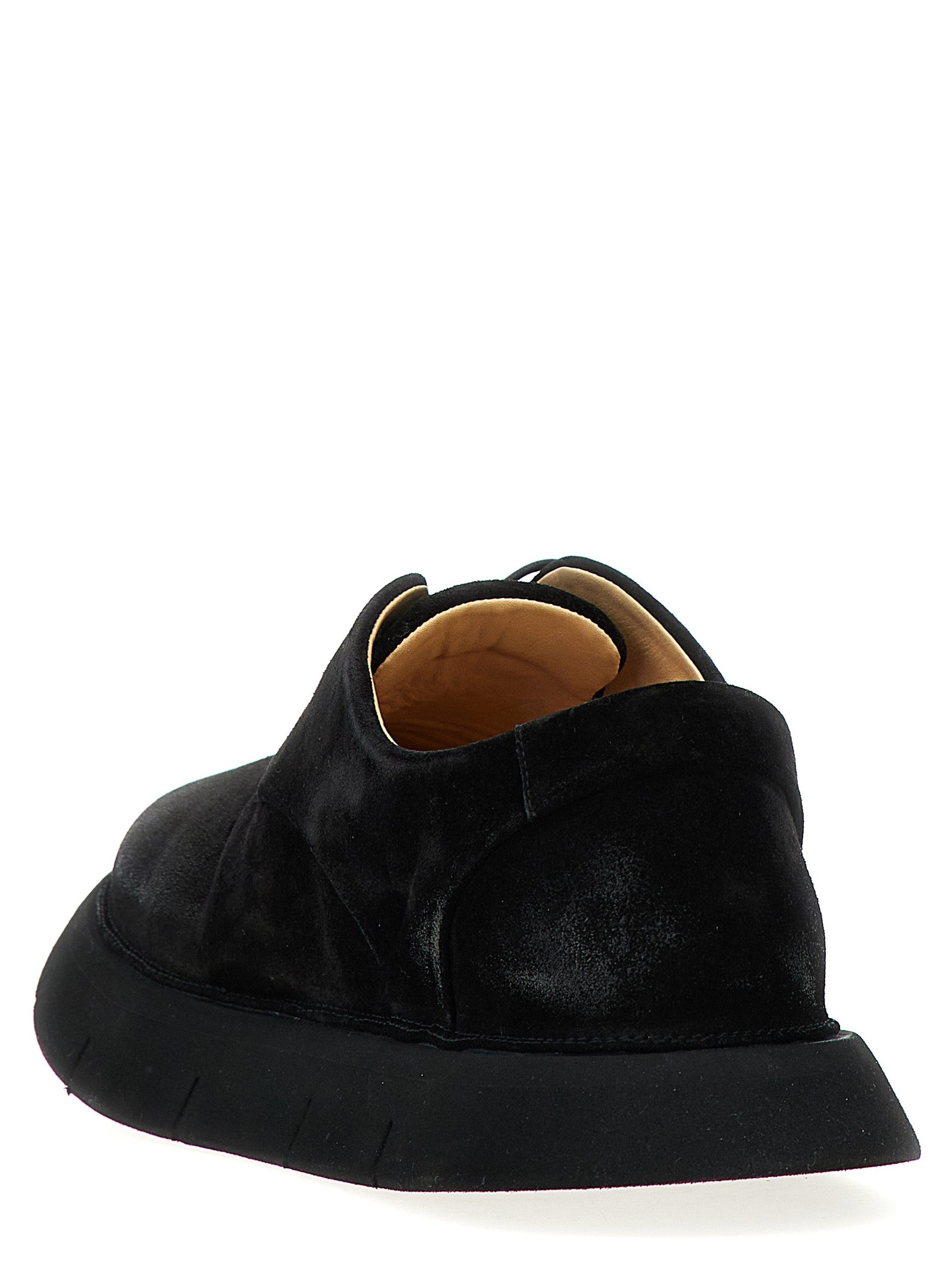 Intagliata derby shoes Black Calfskin Leather (bos Taurus) Lace Up