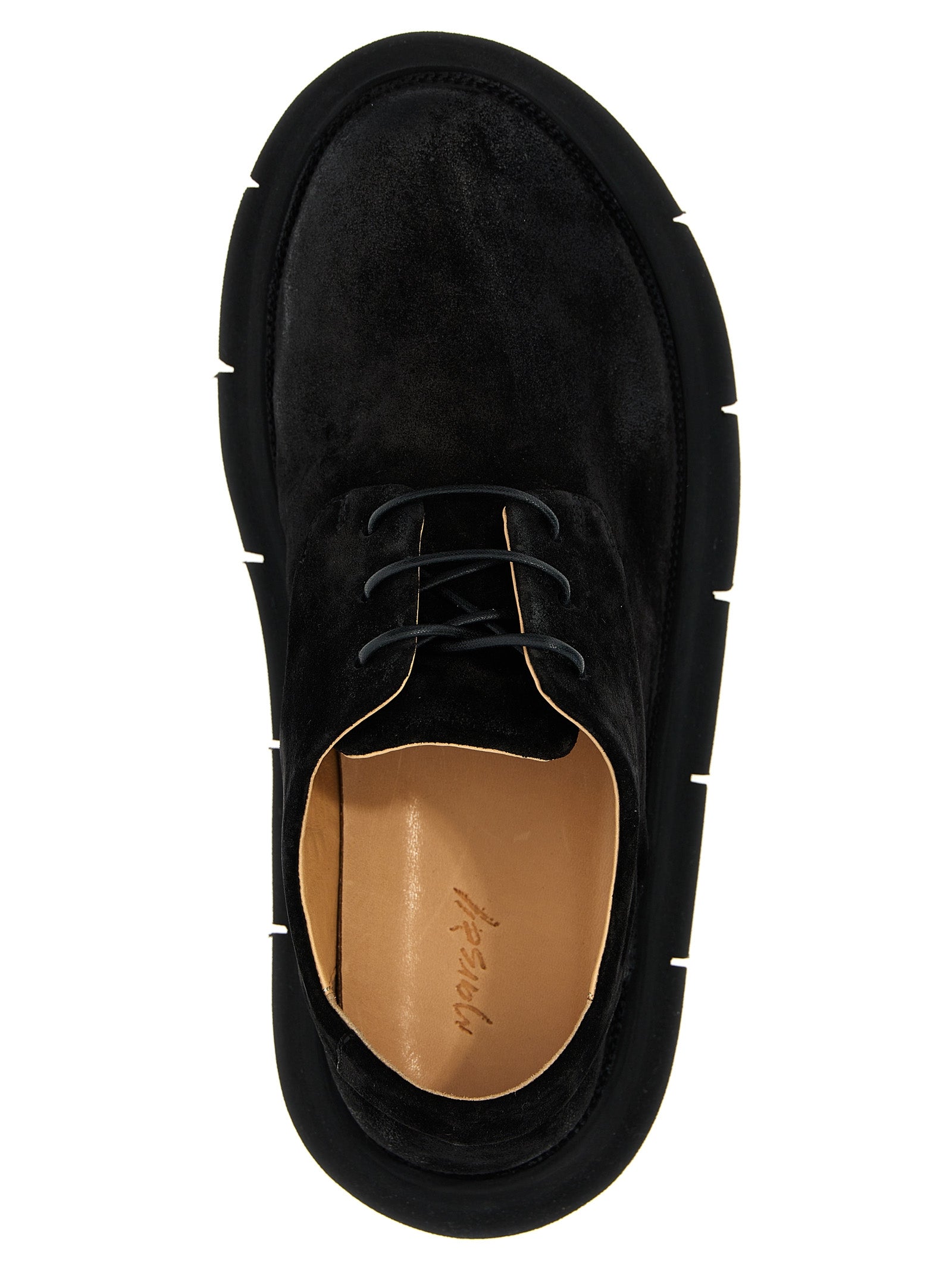 Intagliata derby shoes Black Calfskin Leather (bos Taurus) Lace Up