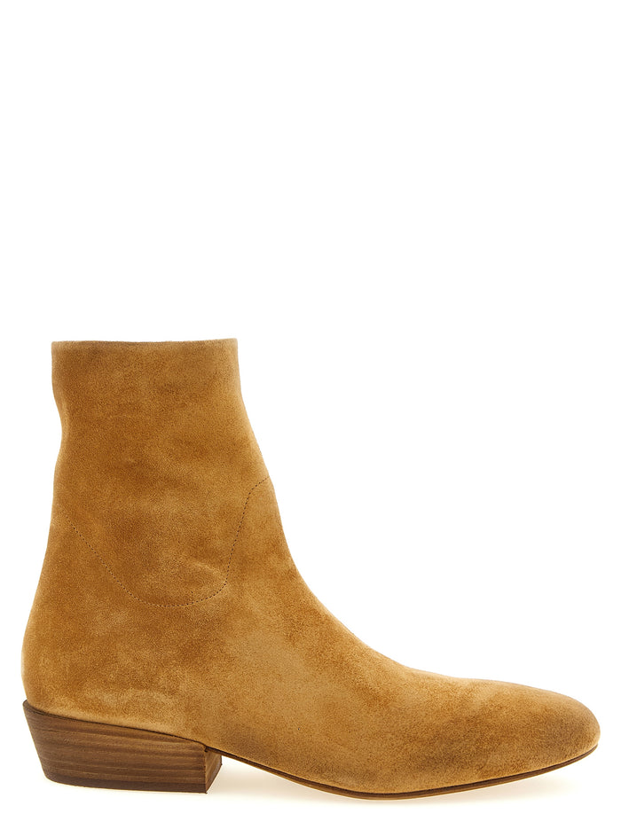 Granblocco ankle boots Beige Calfskin Leather (bos Taurus) Boots