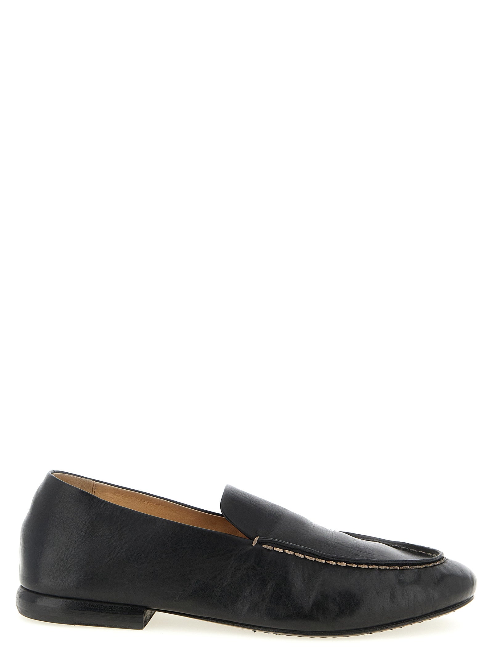 Mandolo loafers Black Calfskin Leather (bos Taurus)