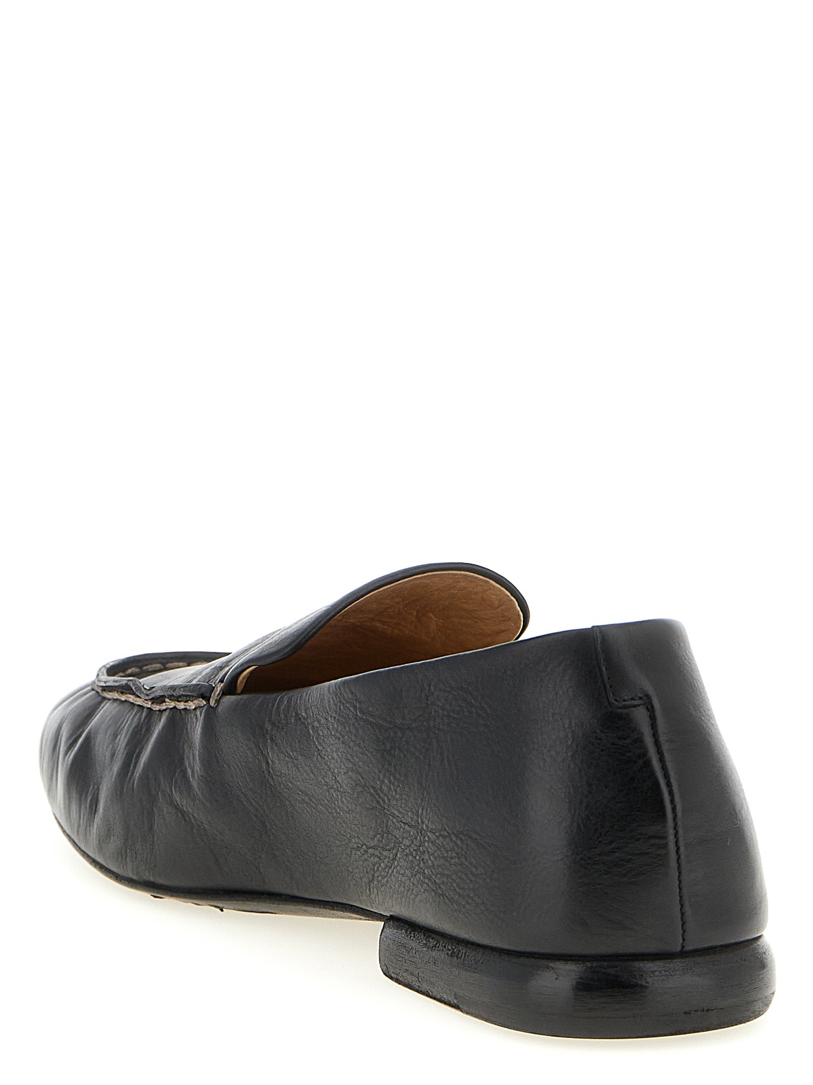 Mandolo loafers Black Calfskin Leather (bos Taurus)