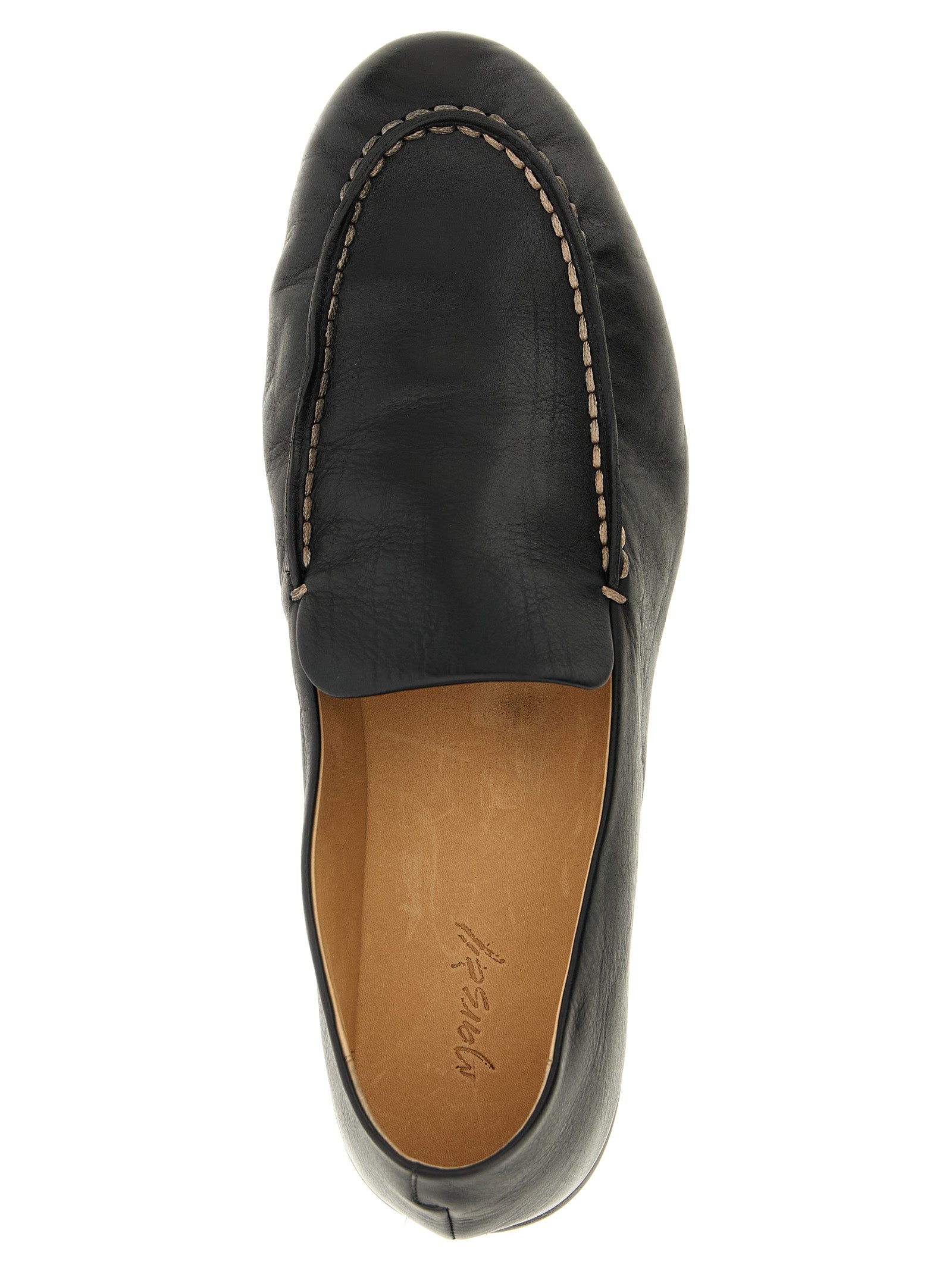 Mandolo loafers Black Calfskin Leather (bos Taurus)