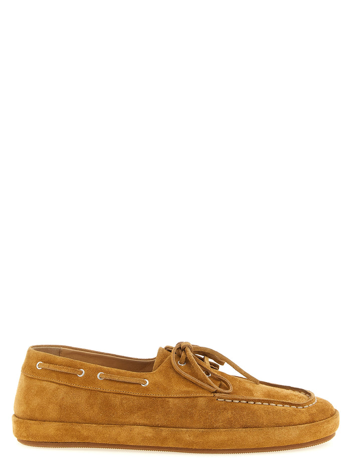 Scatopelle boat shoe Brown Calfskin Leather (bos Taurus) Loafers