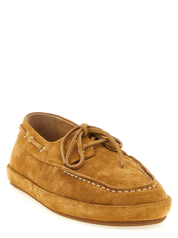 Scatopelle boat shoe Brown Calfskin Leather (bos Taurus) Loafers