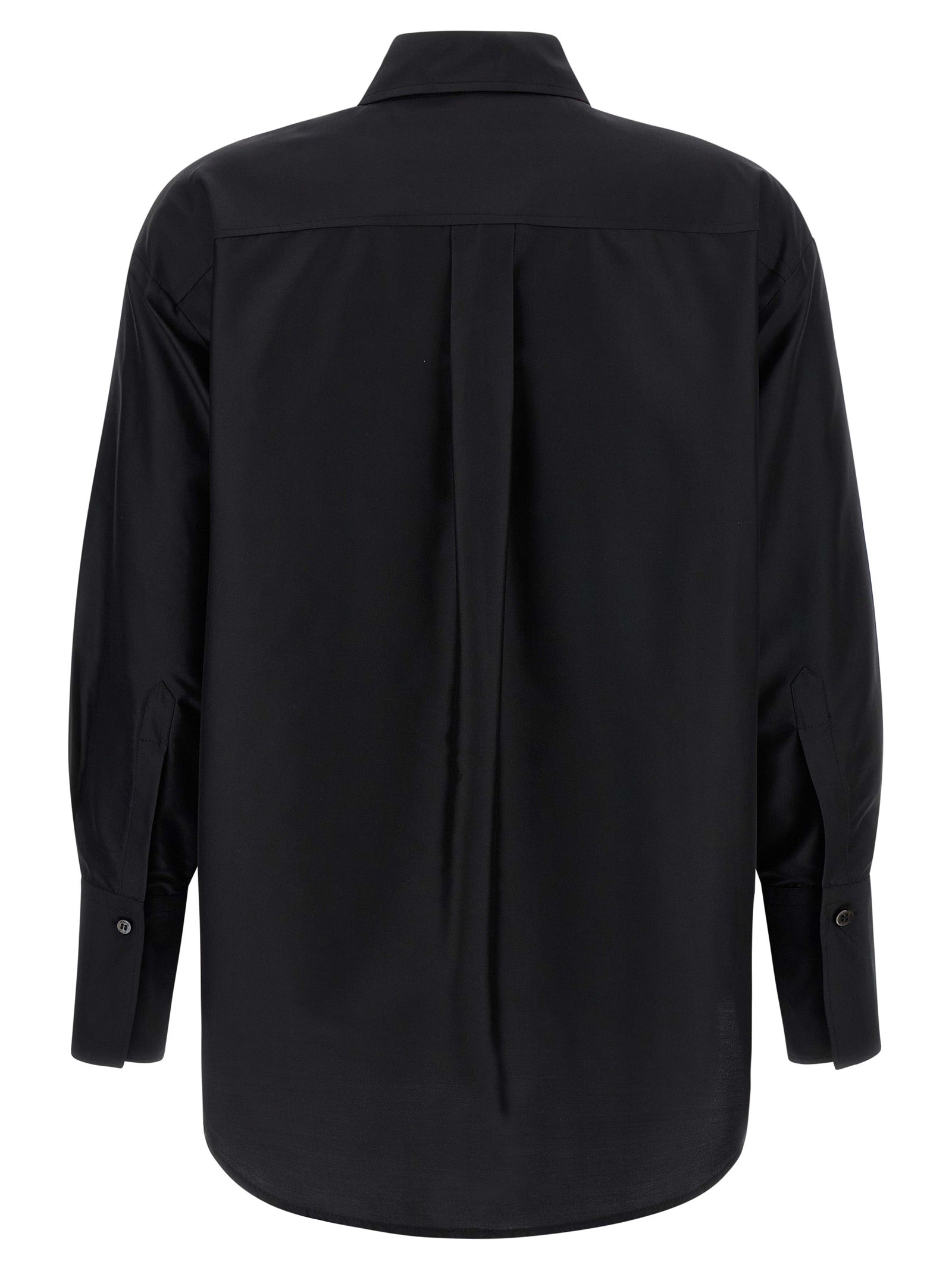 Silk shirt Black Shirt, Blouse