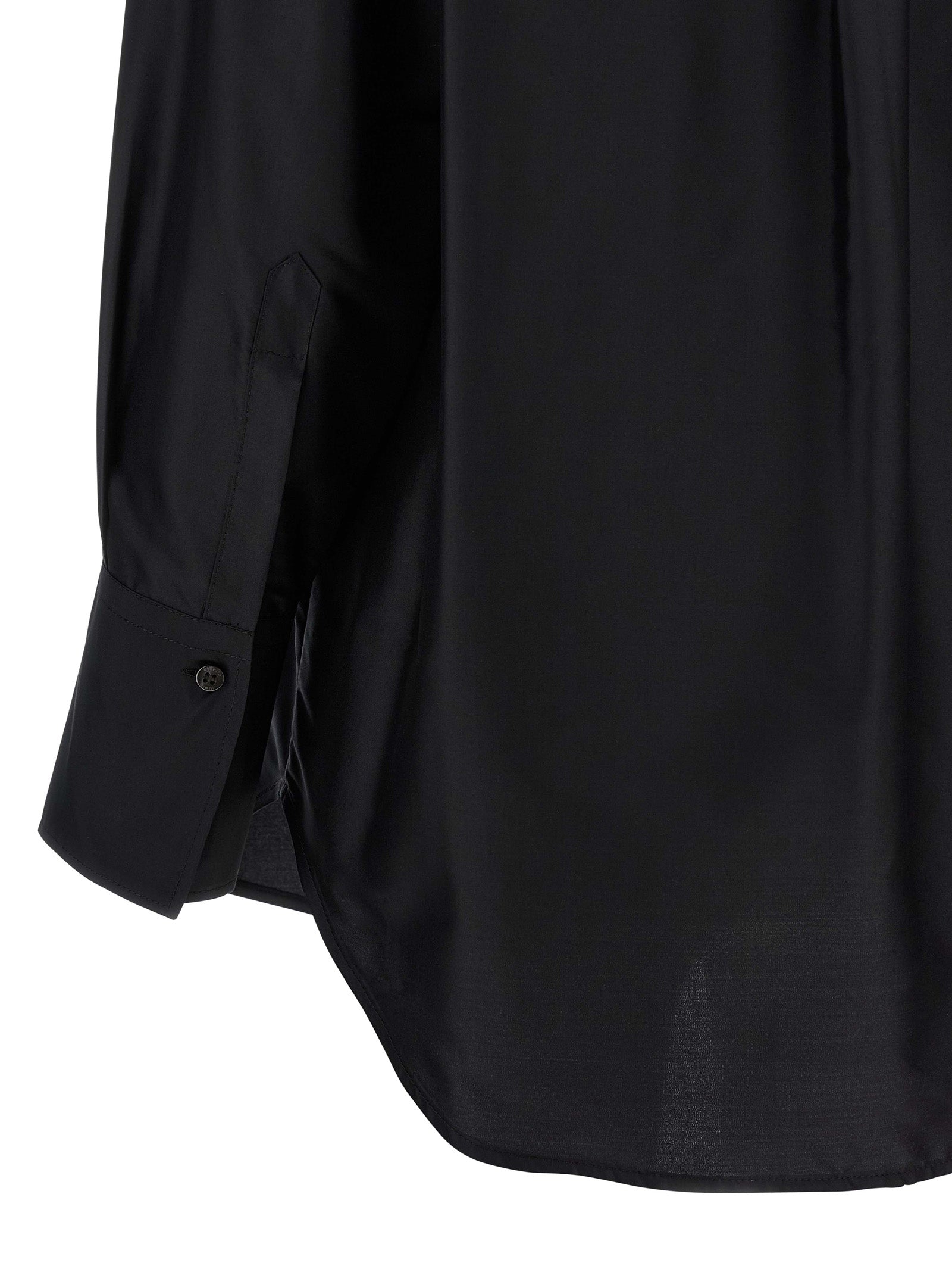 Silk shirt Black Shirt, Blouse