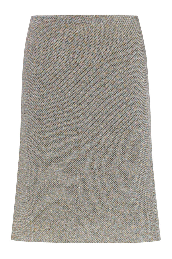Knit Mini Skirt Multicolour Viscose