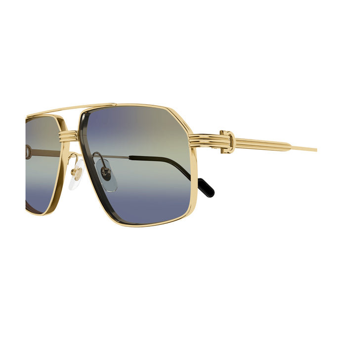 CT0270S Première de Cartier 012 Gol Oro Metal Occhiali Sole