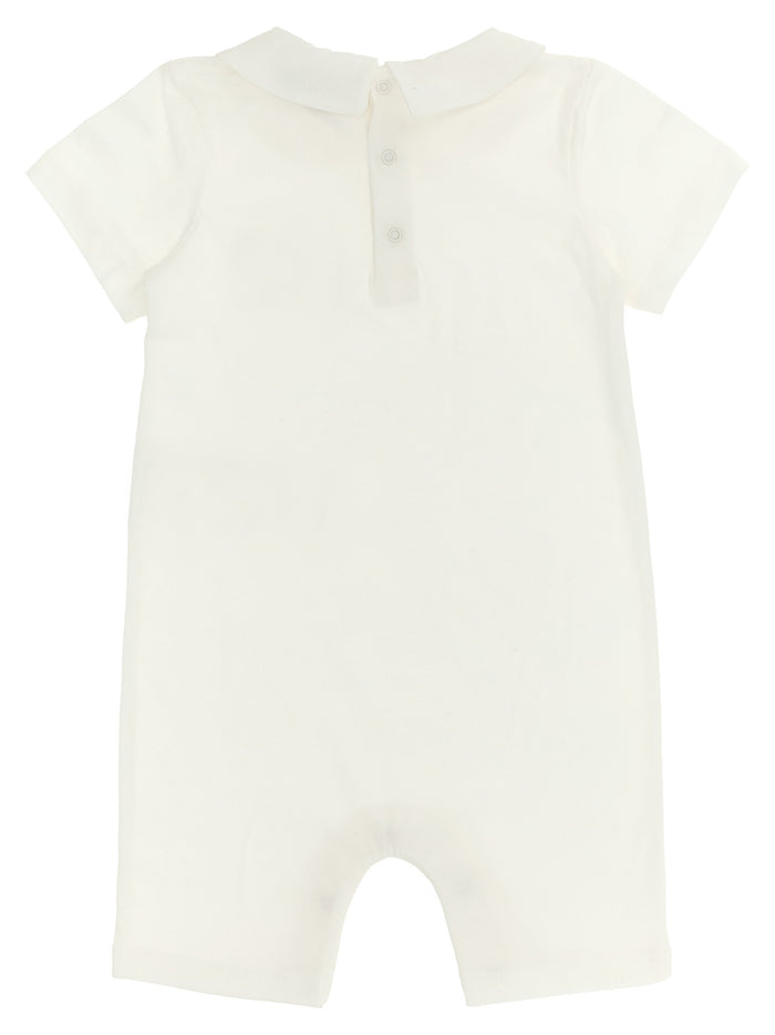 Moschino Teddy Bear jumpsuit White Cotton Playsuits, Body