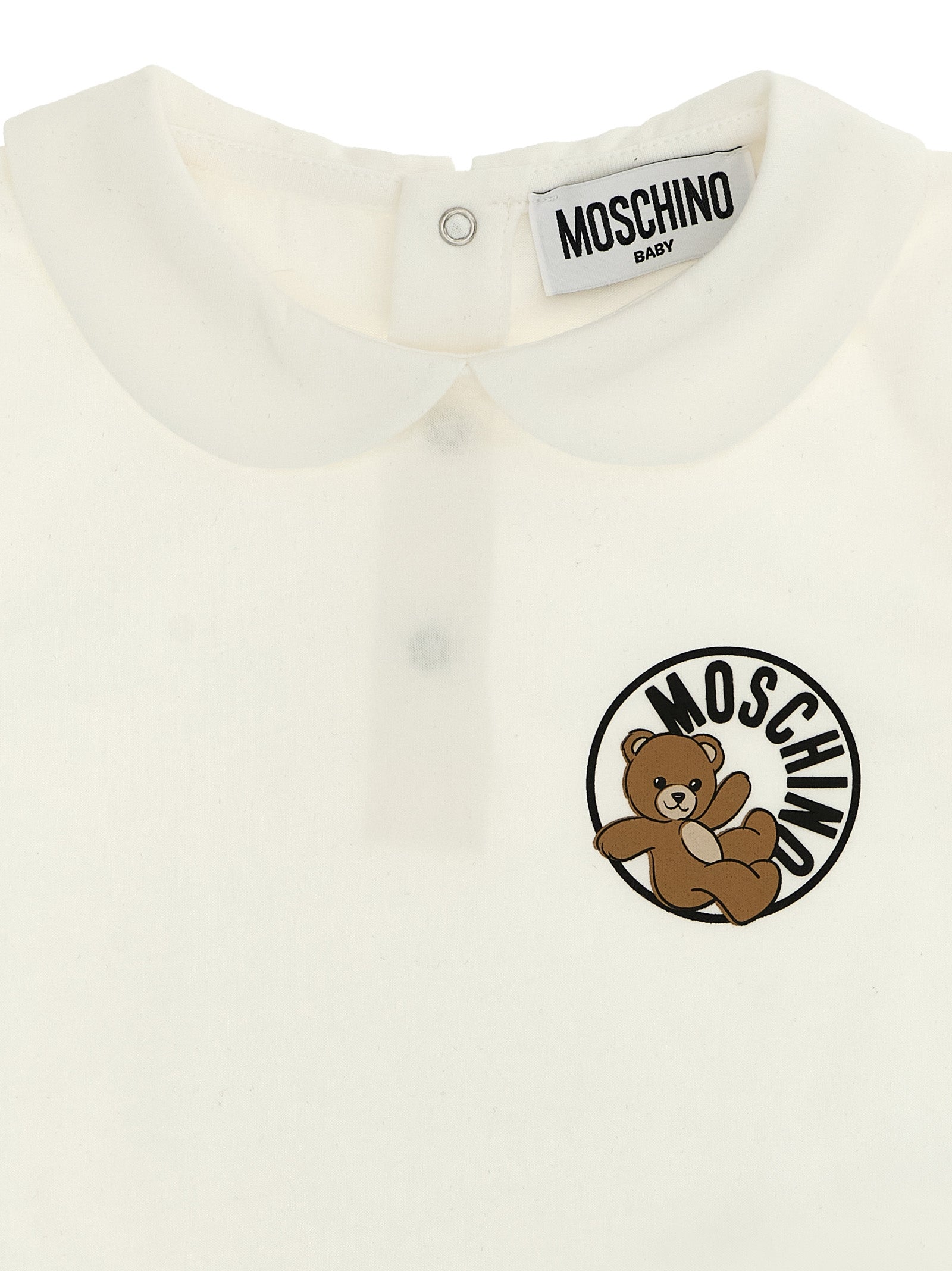 Moschino Teddy Bear jumpsuit White Cotton Playsuits, Body