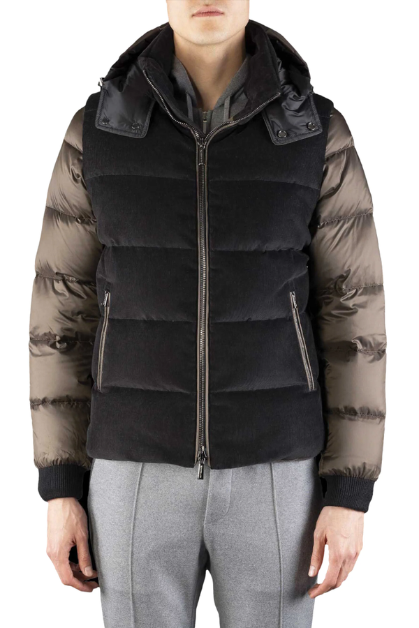 Moorer Sp-Celik-Vt Puffer Jacket Nero