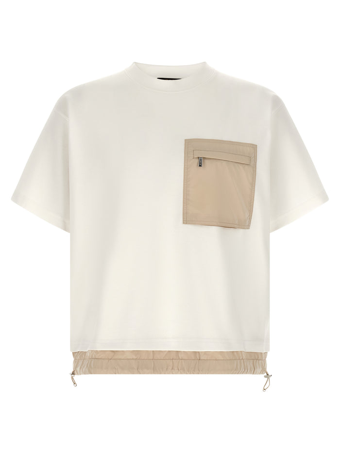 Samoa T-shirt Beige Cotton Polyamide