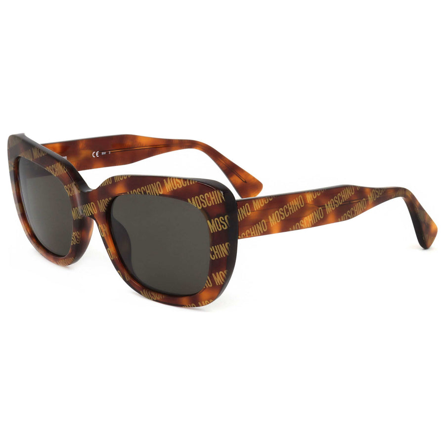 Moschino Womens 53mm Brown Sunglasses Mos132-S-2vm-53 One Color