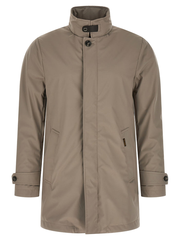 Duca jacket Gray Polyester Down Jacket, Parka, Casual