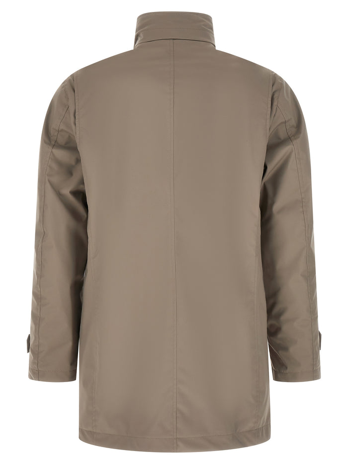 Duca jacket Gray Polyester Down Jacket, Parka, Casual