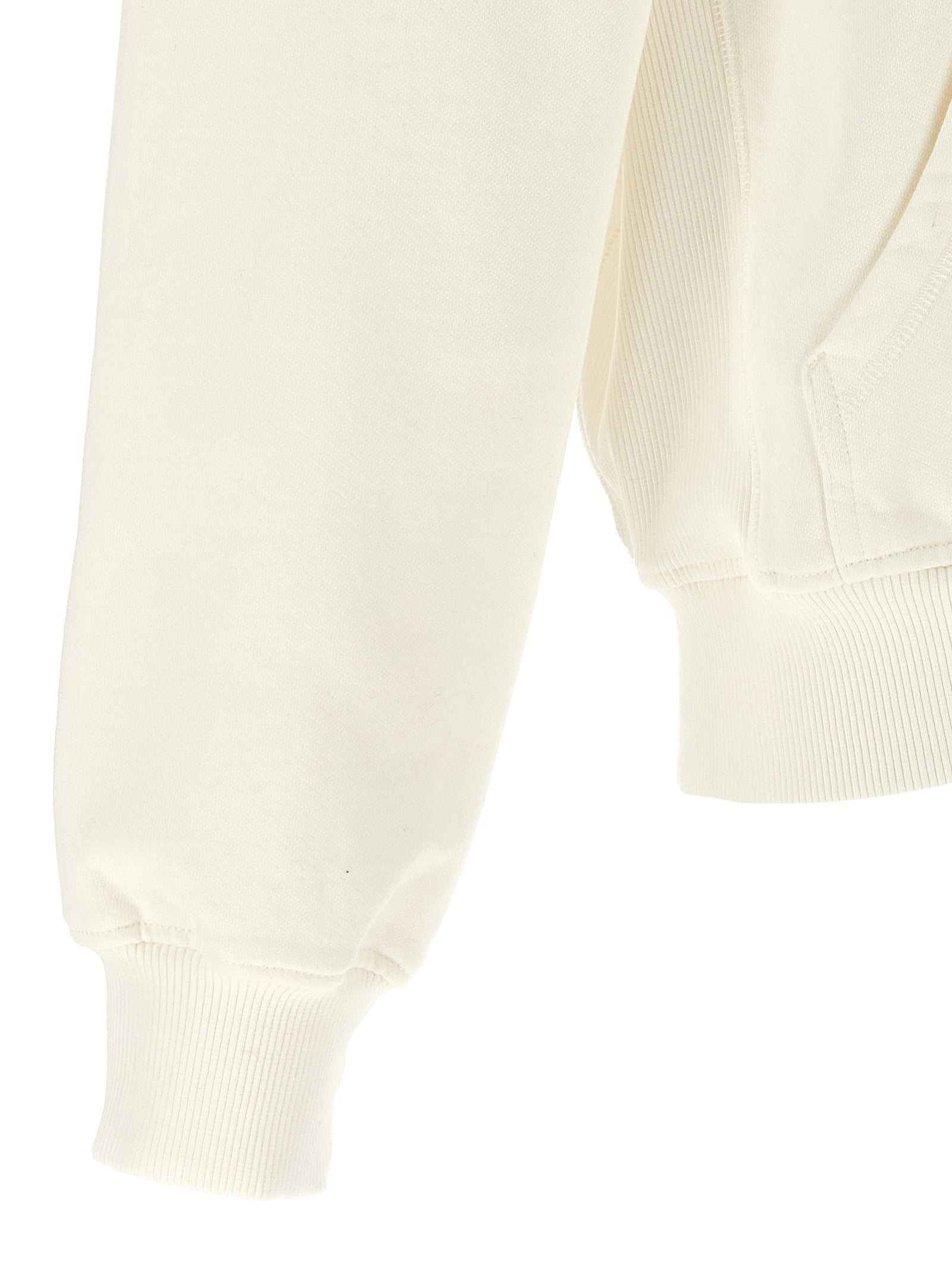 Casa Way Mountain hoodie White Cotton Sweatshirt