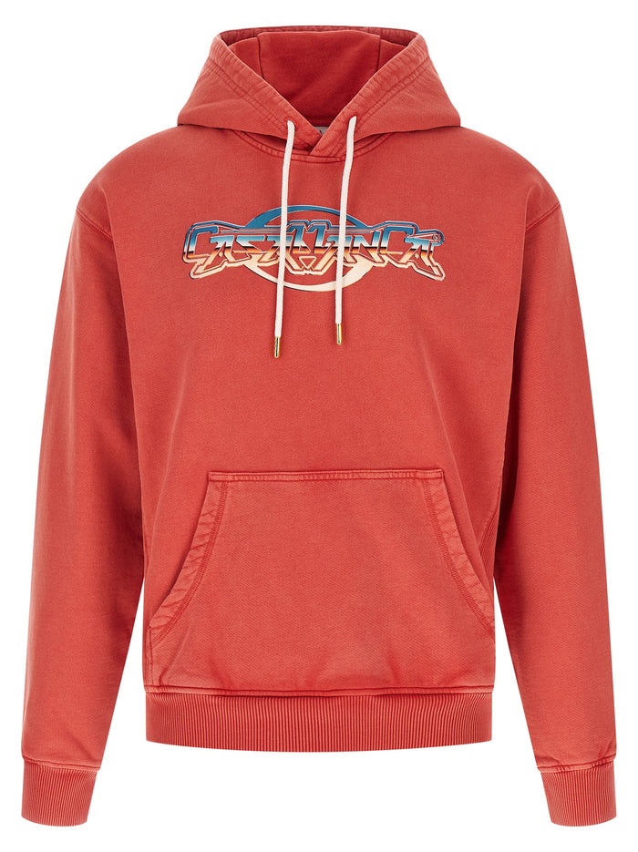 Chrome hoodie Red Cotton Sweatshirt