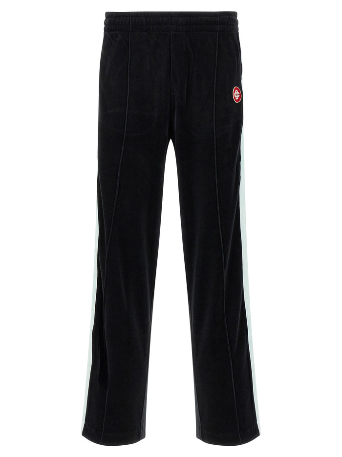 Chenille pants Black Cotton