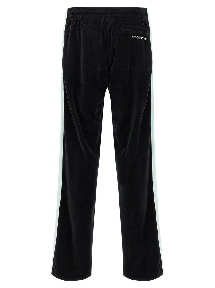 Chenille pants Black Cotton