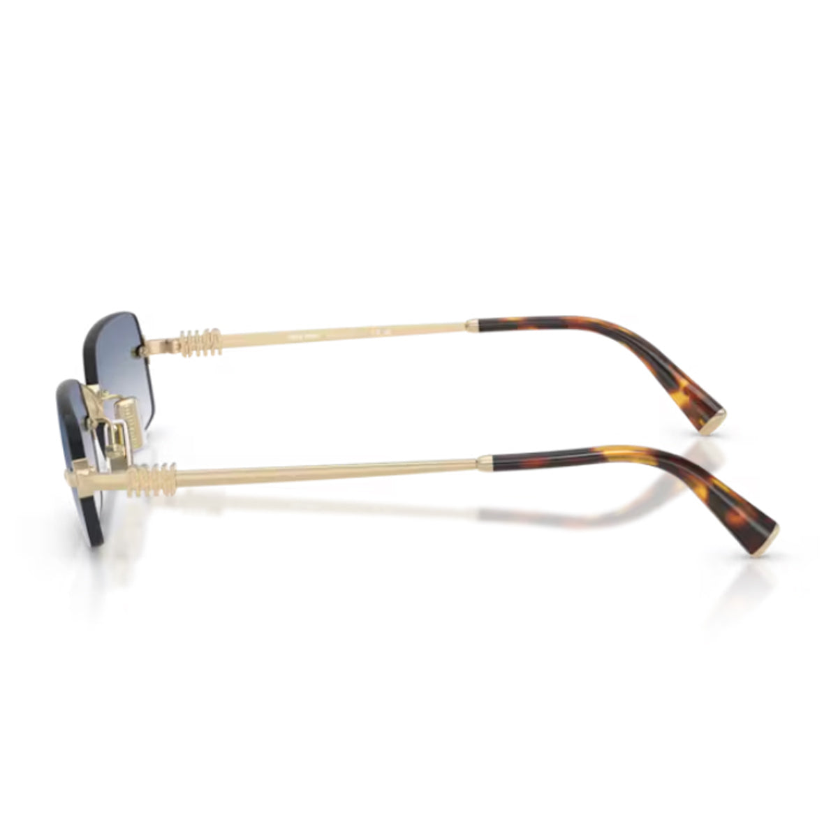 Miu 0MU B50S ZVN80O Oro Pallido Metal Occhiali Da Sole