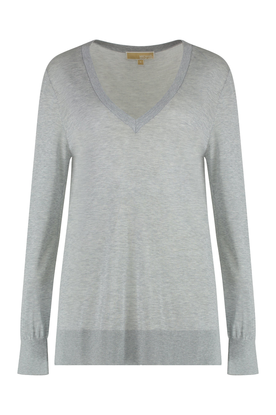 Fine-Knit Sweater Grey Tencel
