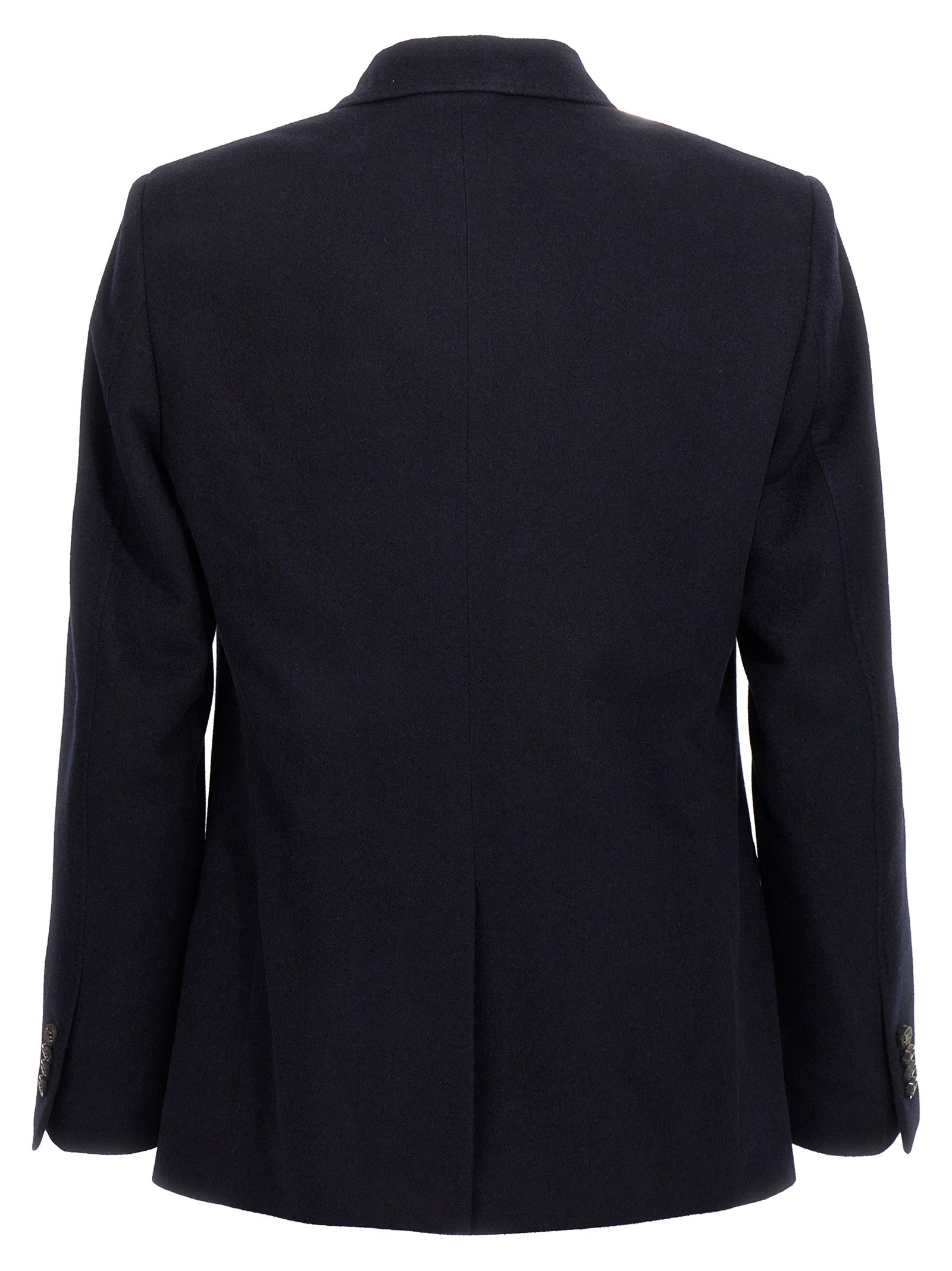 Decorative Basting blazer Blue Cashmere