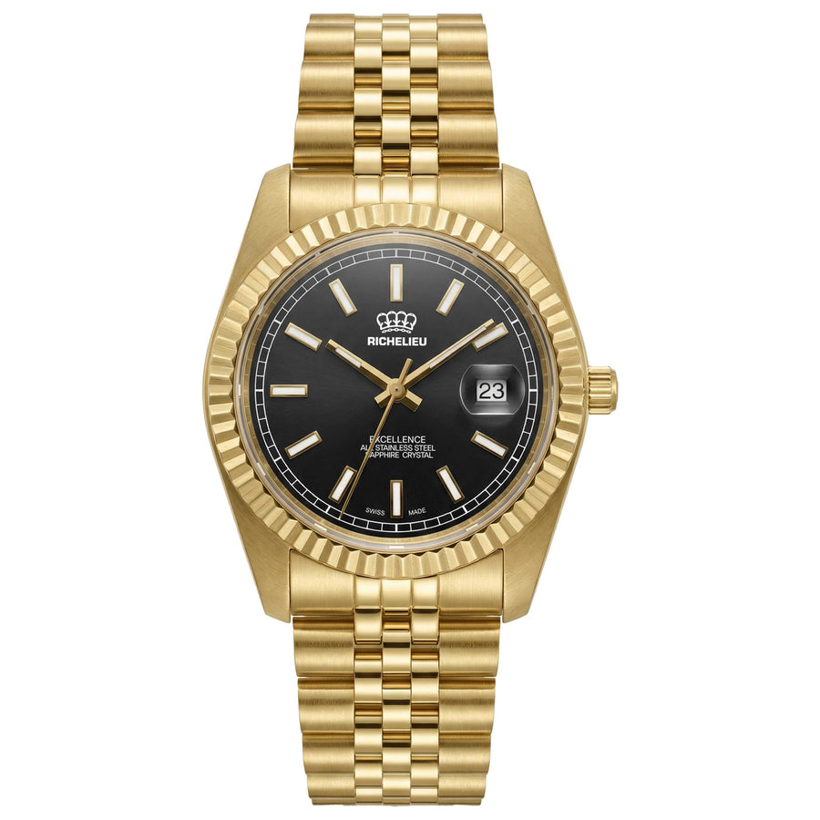 Richelieu Mens Classic 41mm Quartz Watch One Color Watches