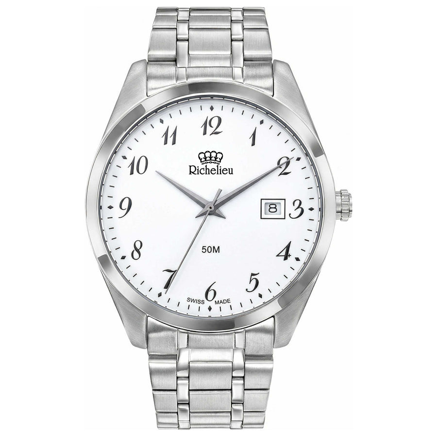 Richelieu Mens Classic 42mm Quartz Watch One Color Watches