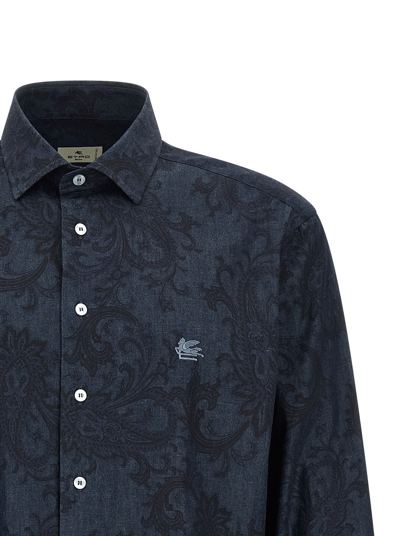 Paisley Ramage shirt Blue Cotton Shirt, Blouse