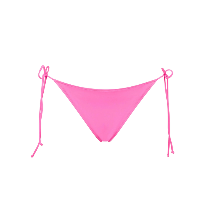 Marielle Fluo Fuchsia Solid Swim Briefs Pink Bottom