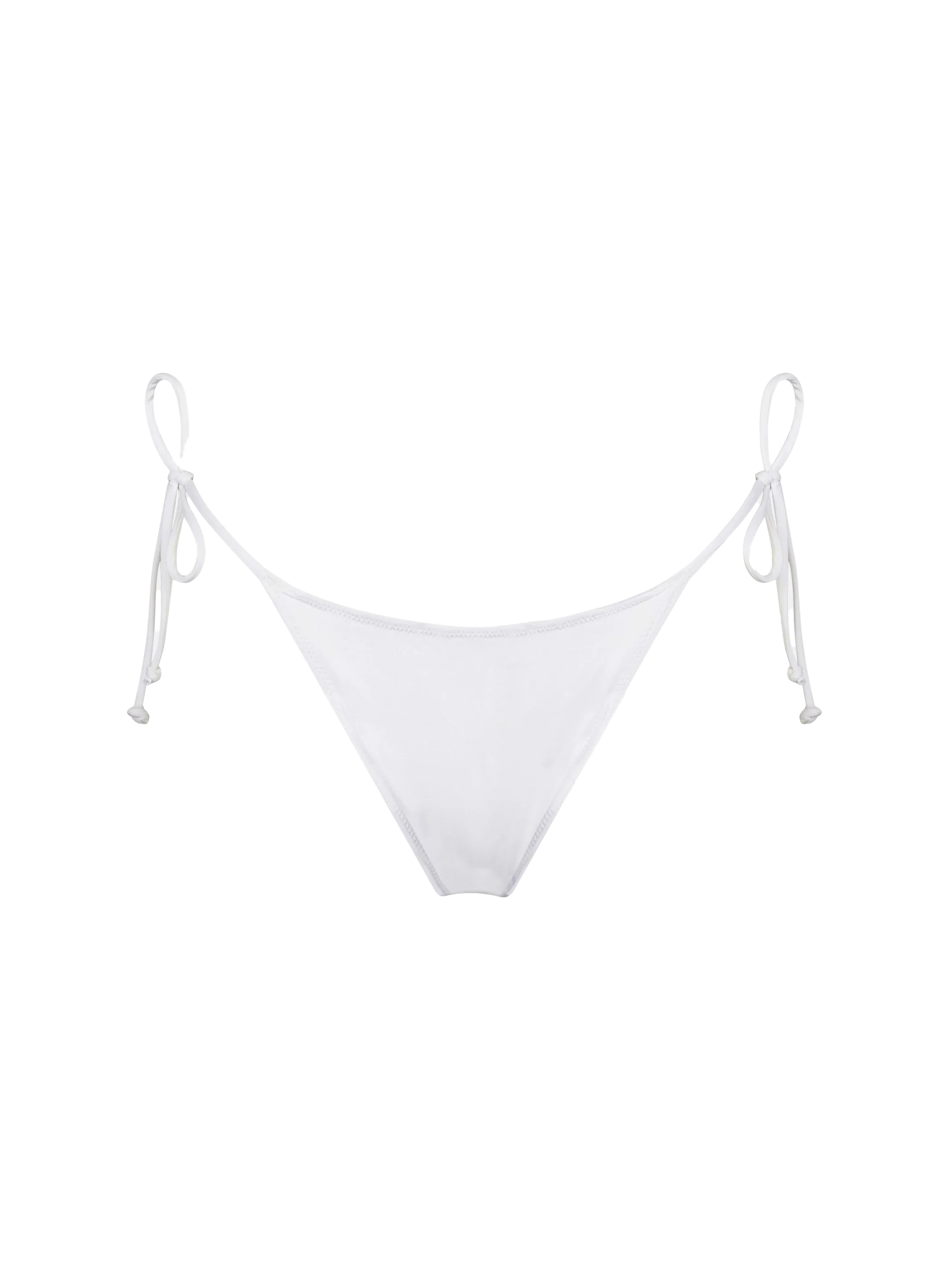 Marielle White Swim Briefs Bottom