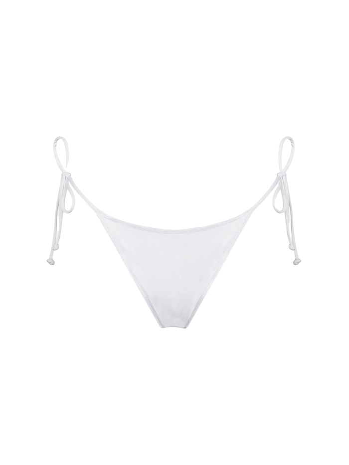Marielle White Swim Briefs Bottom