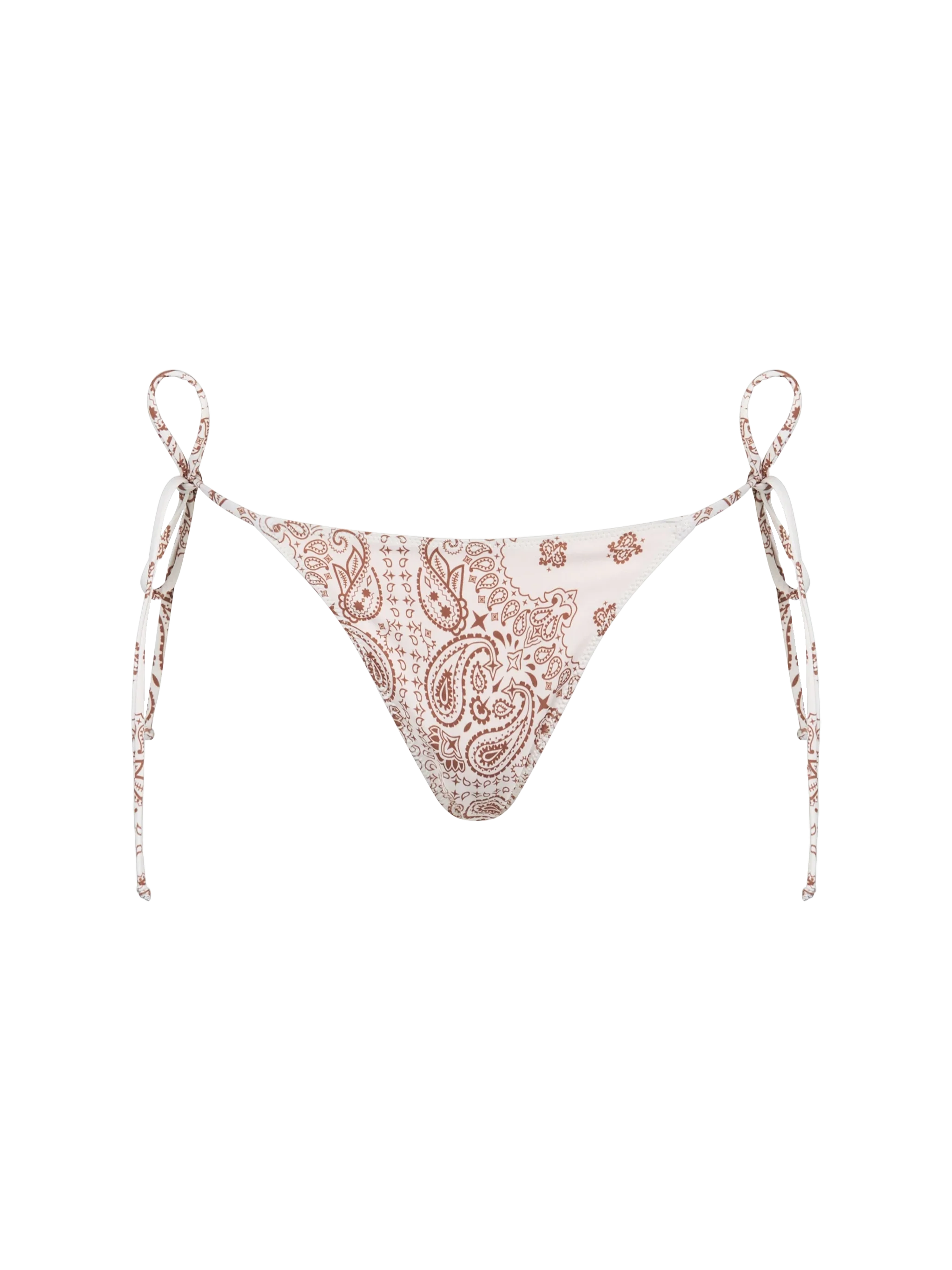 Marielle Classic Bandanna Print Swim Briefs White Bottom