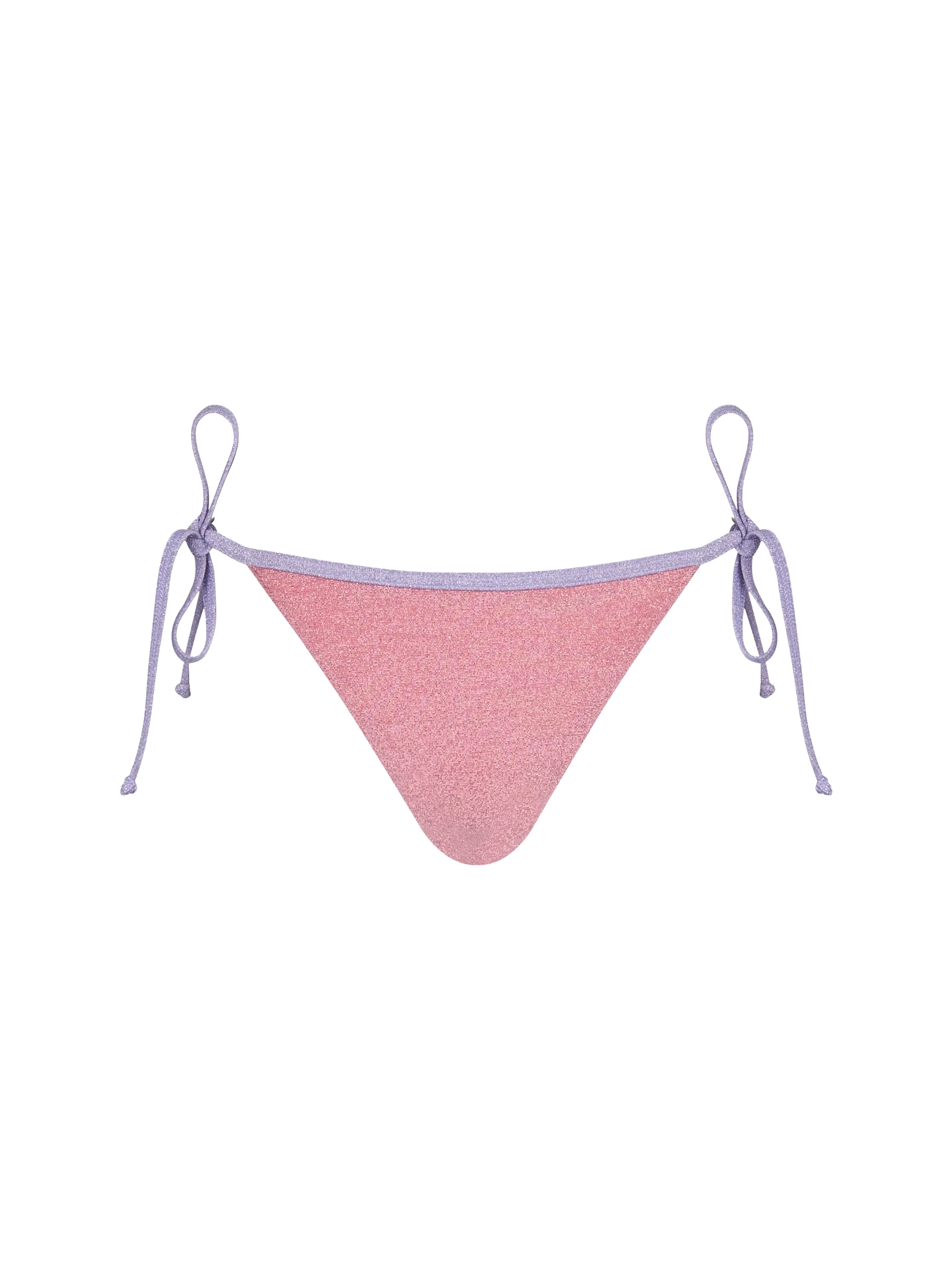 Marielle Lurex String Swim Briefs Pink Bottom